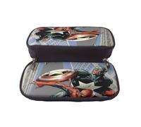 YINGD Marvel Comics Pencil Case Fashionable Brown Pen Holder for Artists & Students