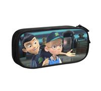 YINGD Meet The Robinsons Pencil Case for Busy Professionals - Sleek Design with 5 Pen Slots & Hidden Pocket (Custom Logo)