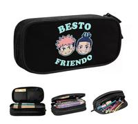 YINGD Megumi Besto Friendo Jujutsu Kaisen Pencil Cases Fashion Sukuna Anime Pen Bags Girl Boy Big Students School Gifts Pencilcases