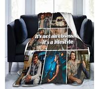 YINGD Microfiber Throw Blanket Morgan Singer Wallen Soft Flannel Blanket Warm and Fluffy Anti pilling Blanket for Adults Kids 125x100cm