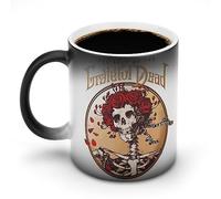 YINGD Mug Color Changing Grateful Dead Coffee Cup Warming Mug Mug Cup Pottery Tableware Heat Resistant Cold Resistant Cute Cute Gift 330ml