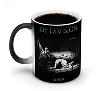 YINGD Mug Joy Division Large Capacity Color Changes Coffee Cups Warming Cafe Mugs Breakfast Magic Cup Anti-Slip Lightweight Heat Resistant Tableware Christmas Birthday Easy to