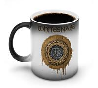YINGD Mug Whitesnake 1987 Large Capacity Color Changes Coffee Cups Warming Cafe Mugs Breakfast Magic Cup Anti-Slip Lightweight Heat Resistant Tableware Christmas Birthday Easy