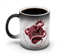 YINGD Mug You Make Me Rock Whitesnake Large Capacity Color Changes Coffee Cups Warming Cafe Mugs Breakfast Magic Cup Anti-Slip Lightweight Heat Resistant Tableware Christmas Bi
