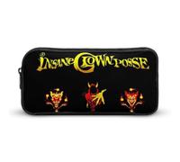 YINGD Music ICP Insane Clown Posse Pencil Case Student Pen Bag Storage Organizer Pencil Case Stationery Bag Office Supplies for Kids and Adult