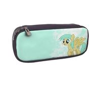 YINGD My Little Pony：Friendship is Magic Pencil Case Spacious Synthetic Leather Holder for Multiple Stationery Items