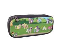 YINGD My Little Pony：Friendship is Magic Pencil Case Stylish Leather Bag with Multi-Compartment Design for Organization