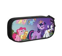 YINGD My Little Pony：Friendship is Magic Pencil Case with Magnetic Closure - Quick-Access Design for Pens, Sticky Notes, Paper Clips
