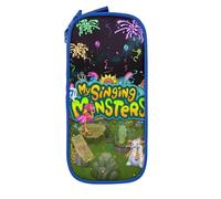 YINGD My Singing Monsters Big Capacity Pencil Case, Large Storage Pencil Pouch Pen Case Bag with Zipper, Pencil Caser