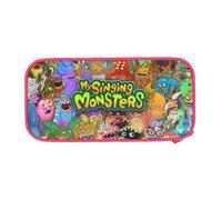 YINGD My Singing Monsters Big Capacity Pencil Case, Large Storage Pencil Pouch Pen Case Bag with Zipper, Pencil Caser