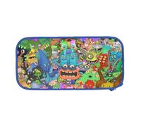 YINGD My Singing Monsters Big Capacity Pencil Case, Large Storage Pencil Pouch with Zipper, Organizer Caser