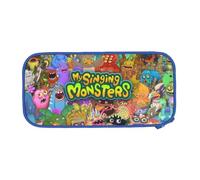 YINGD My Singing Monsters Big Capacity Pencil Case, Large Storage Pencil Pouch with Zipper, Organizer Caser
