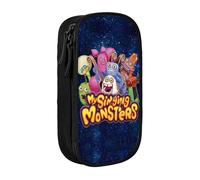 YINGD My Singing Monsters Pencil Case, Multipurpose Pencase,Large Capacity Durable Pencil Pouch Storage Pen Bag Organizer Stationery