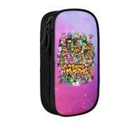 YINGD My Singing Monsters Pencil Case, Multipurpose Pencase,Large Capacity Durable Pencil Pouch Storage Pen Bag Organizer Stationery-pencilcase