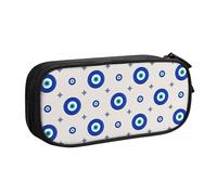 YINGD Mystic Blue Amulet Evil Eyes Pattern Pencil Pouch Pencil Bag