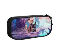 YINGD Nu Pogodi Wolf and Rabbit Pencil Cases Russian Pencilcases Pen Box for Student Large Bag School