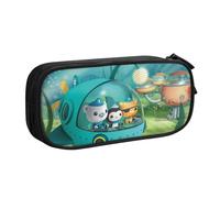 YINGD Octonauts The Great Barrier Reef Pencil Case Large Capacity Pencilcase Double-Layer Pen Bag School Stationery Pouch Organizer Office Supplies for Kids Adult
