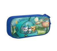 YINGD Octonauts The Great Barrier Reef Pencil Case Large Capacity Pencilcase Double-Layer Pen Bag School Stationery Pouch Organizer Office Supplies for Kids Adult