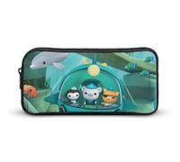 YINGD Octonauts The Great Barrier Reef Pencil Case Student Pen Bag Storage Organizer Pencil Case Stationery Bag Office Supplies for Kids and Adult