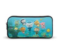 YINGD Octonauts The Great Barrier Reef Pencil Case Student Pen Bag Storage Organizer Pencil Case Stationery Bag Office Supplies for Kids and Adult