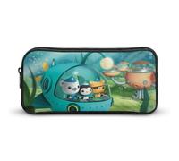 YINGD Octonauts The Great Barrier Reef Pencil Case Student Pen Bag Storage Organizer Pencil Case Stationery Bag Office Supplies for Kids and Adult