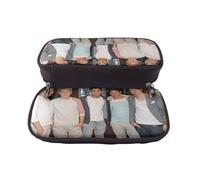 YINGD ONE Direction Pencil Case Compact PU Leather Bag for Pens Pencils Cosmetics Accessories Storage