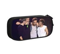 YINGD ONE Direction Pencil Case Heavy-Duty Storage Pouch - Water-Resistant Design for School, Office, Hiking Trips