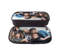 YINGD ONE Direction Pencil Case Lightweight Leather Pouch for Pencils Pens & Makeup Brushes