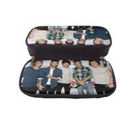 YINGD ONE Direction Pencil Case Premium Synthetic Leather Pen Case for Travel & Everyday Use