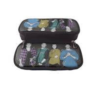 YINGD ONE Direction Pencil Case Spacious Zipper Closure Organizer for Pencils Pens & Small Items