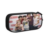 YINGD ONE Direction Pencil Case Water-Resistant Organizer - Durable Polyester for Pens, Makeup, Travel Essentials (Portable)