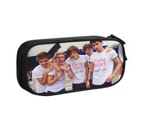 YINGD ONE Direction Pencil Case with Built-in Sharpener - All-in-One Storage for Pencils, Erasers, Rulers (School Use)