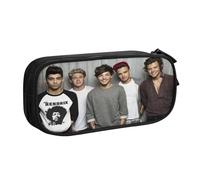 YINGD ONE Direction Pencil Case with RFID-Blocking Pocket - Secure Oxford Cloth Organizer for Cards, Pens, Cash