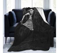YINGD Oscar Isaac Throw Blanket,Air-Conditioning Blanket, Super Soft & Comfy Flannel Fleece Blanket, Lightweight Cozy Microfiber Anti-Pilling Plus 150CM X 125CM