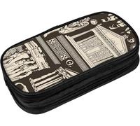 YINGD Pencil Case Ancient Greece Architecture Temple Mythology