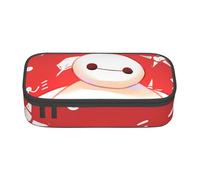 YINGD Pencil case Baymax Anime Stationery Bag Pen Holder Large Capacity for Students Cute Simple Makeup Pouch School Unisex Goods Character Present