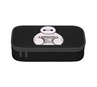 YINGD Pencil Case Baymax Anime Stationery Bag Pen Holder Large Capacity Student Use Cute Simple Cosmetic Pouch Unisex A154