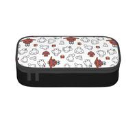 YINGD Pencil case Baymax Anime Stationery Bag Pen Holder Large Capacity Student Use Cute Simple Cosmetic Pouch Unisex dd15b