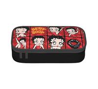 YINGD Pencil case Betty Boop Anime Stationery Bag Pen Holder Large Capacity for Students Cute Simple Makeup Pouch School Unisex Goods Character pre
