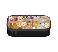 YINGD Pencil Case Duffy Friends Duffy Anime Stationery Bag Pen Holder Large Capacity Student Use Cute Simple Cosmetic Pouch Unisex A71