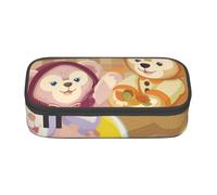 YINGD Pencil case Duffy ShellieMay StellaLou Anime Stationery Bag Pen Holder Large Capacity Student Use Cute Simple Cosmetic Pouch Unisex dd112b