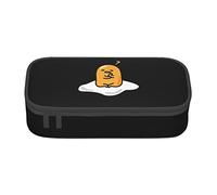 YINGD Pencil Case Gudetama Anime Stationery Bag Pen Holder Large Capacity Student Use Cute Simple Cosmetic Pouch Unisex t74