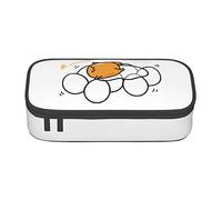 YINGD Pencil Case Gudetama Anime Stationery Bag Pen Holder Large Capacity Student Use Cute Simple Cosmetic Pouch Unisex A115