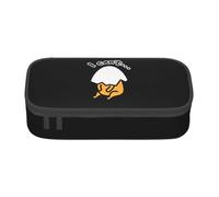 YINGD Pencil case Gudetama Anime Stationery Bag Pen Holder Large Capacity Student use Cute Simple Makeup Pouch School School Unisex Goods Character