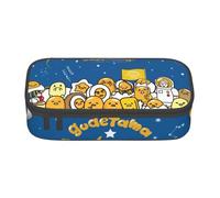 YINGD Pencil case Gudetama Anime Stationery Bag Pen Holder Large Capacity Student use Cute Simple Makeup Pouch School School Unisex Goods Character