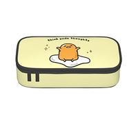 YINGD Pencil case Gudetama Anime Stationery Bag Pen Holder Large Capacity Student use Cute Simple Makeup Pouch School School Unisex Goods Character