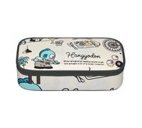 YINGD Pencil case Hangyodon Anime Stationery Bag Pen Holder Large Capacity Student use Cute Simple Makeup Pouch School School Unisex Goods Characte