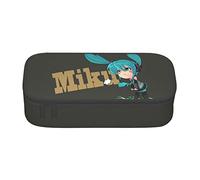 YINGD Pencil case Hatsune Miku Anime Stationery Bag Pen Holder Large Capacity Student use Cute Simple Makeup Pouch School School Unisex Goods chara