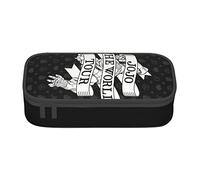 YINGD Pencil Case JoJo's Bizarre Adventure Anime Stationery Bag Pen Holder Large Capacity Student Use Cute Simple Cosmetic Pouch Unisex t62