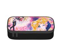YINGD Pencil case Sailor Moon Anime Stationery Bag Pen Holder Large Capacity for Students Cute Simple Makeup Pouch School Unisex Goods Character pr